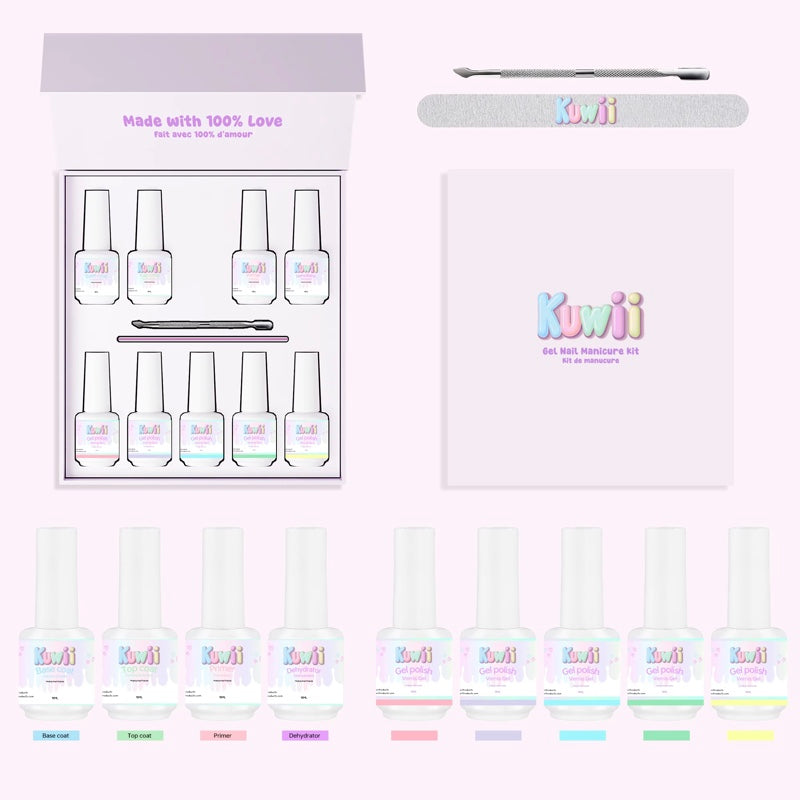 Gel Polish Manicure Kit + UV/LED Lamp included