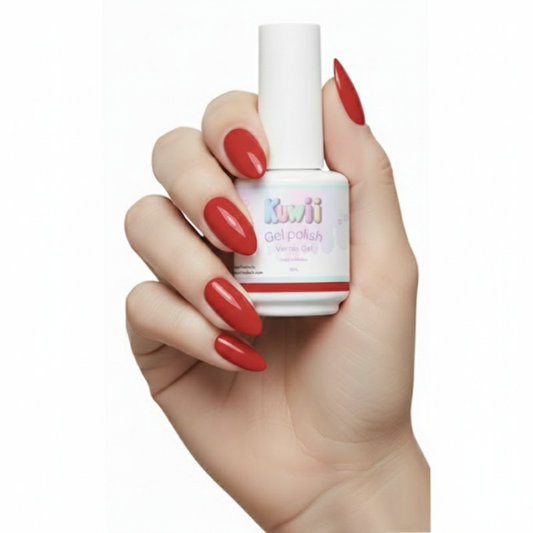 Nail Gel Polish 15ml - Red